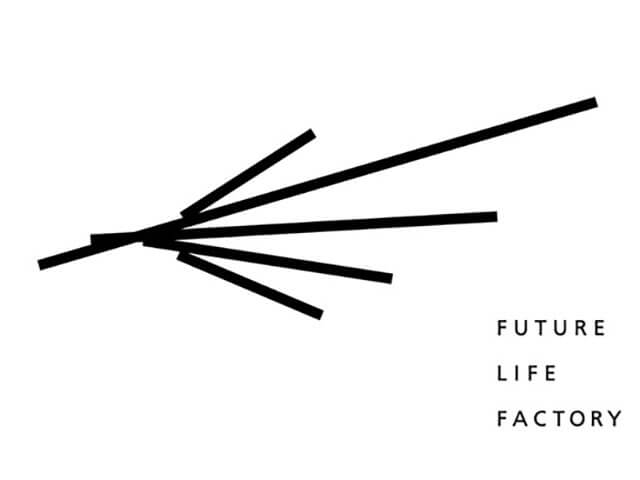 たき工房が開発した、パナソニックのデザインセンター内に新設されたデザインスタジオ「FUTURE LIFE FACTORY」のロゴ開発事例です。